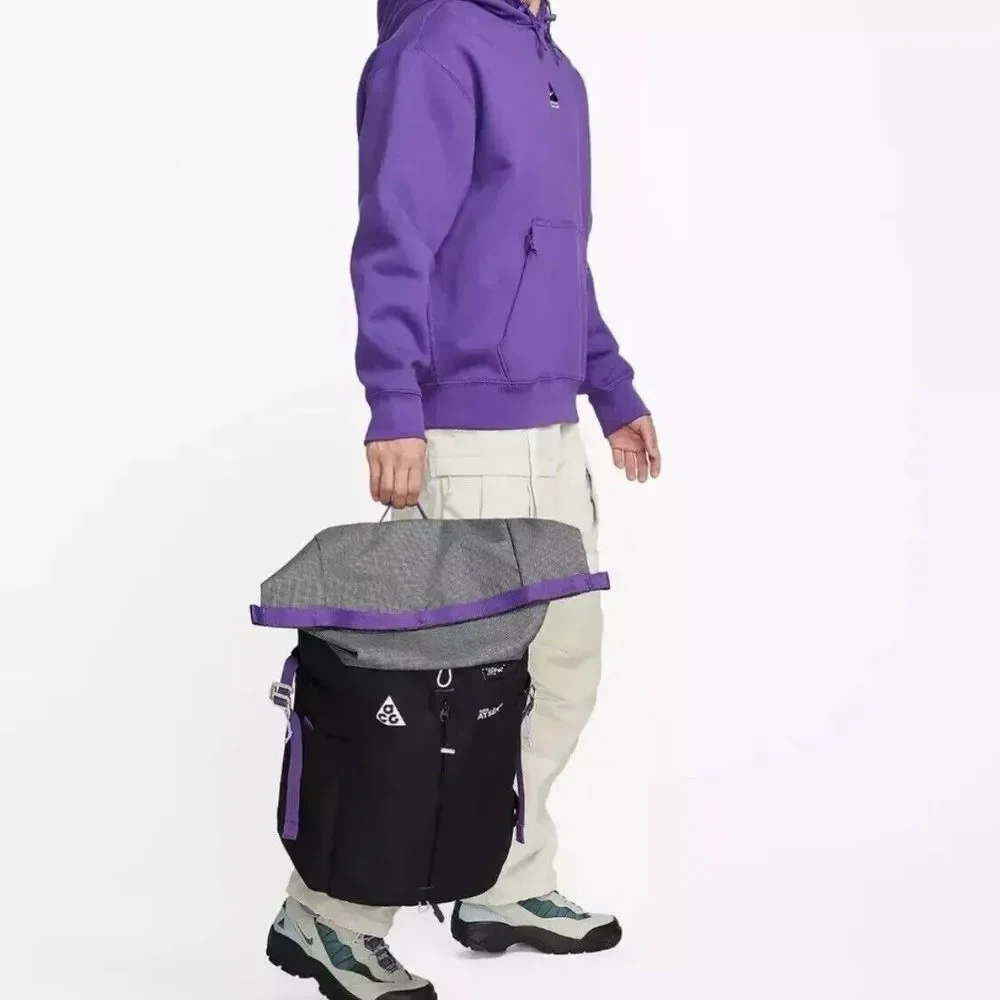 Nike ACG Aysen Day Pack Backpack Black Gray Trail Hiking Travel DV4054 010 New